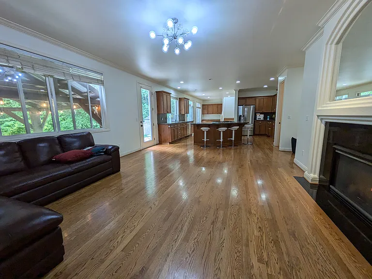 Massive family room and kitchen