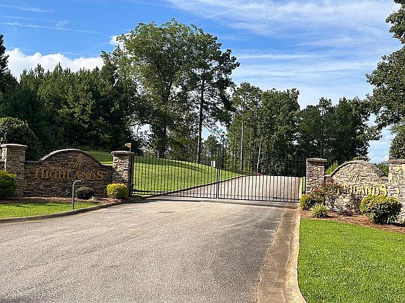 Subdivision gated entrance
