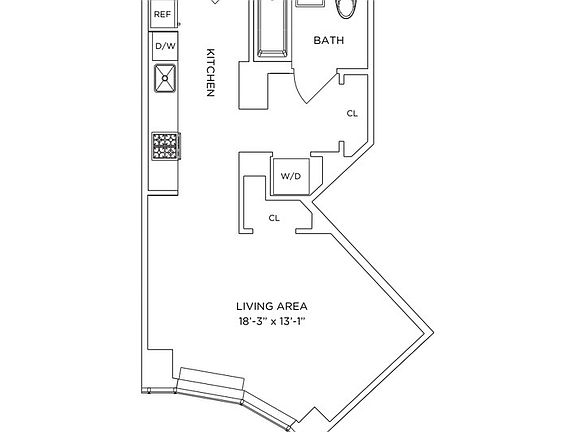 2nd image of 86 Fleet Pl APT 5N