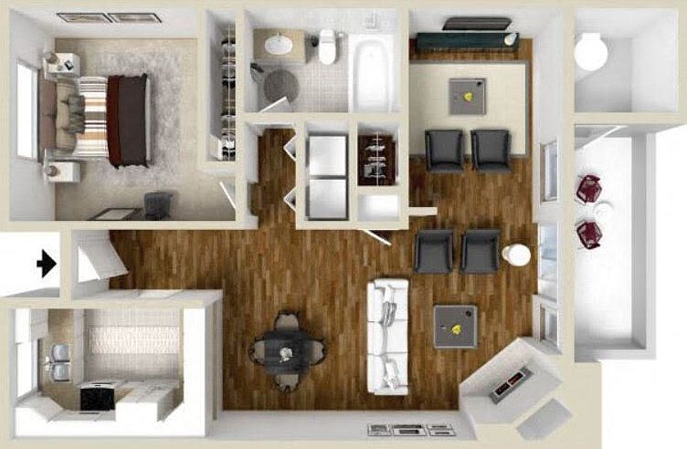 1st image of 1107 Porter St #1117B