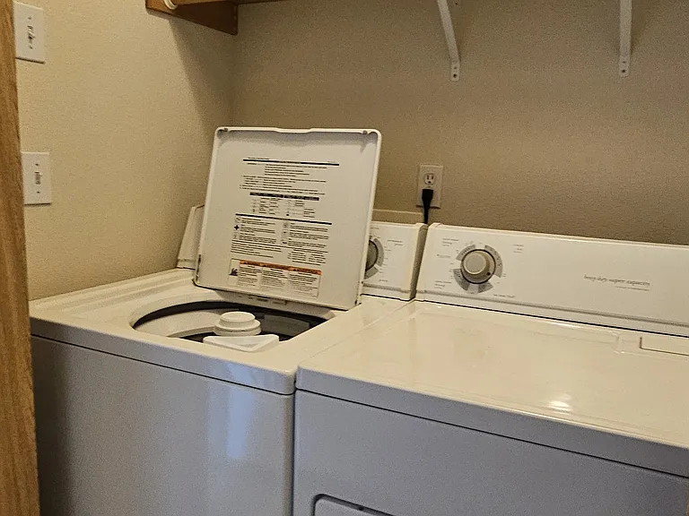 Washer and dryer provided