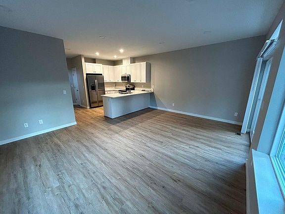 new white cabinets and new stainless steel appliances