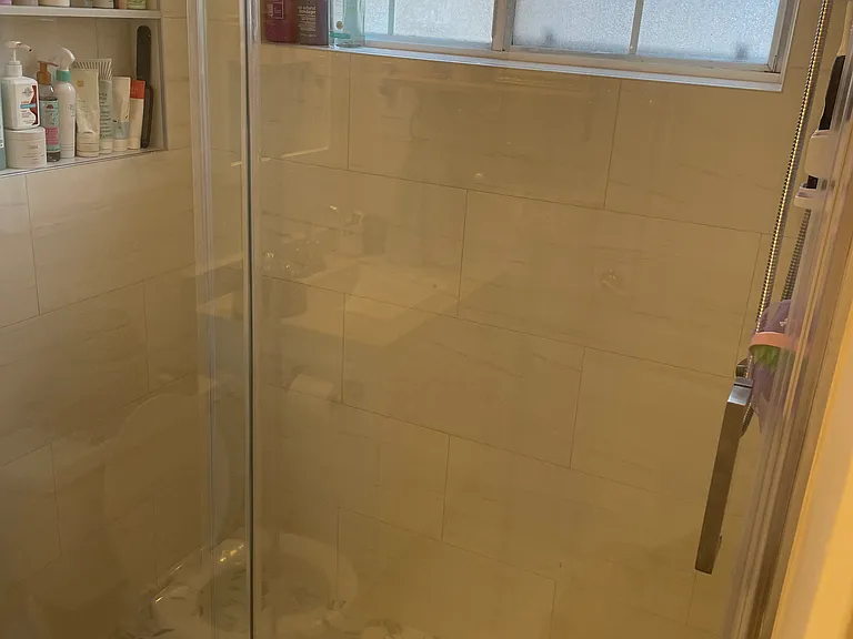 Renovated (November 2024) walk in shower