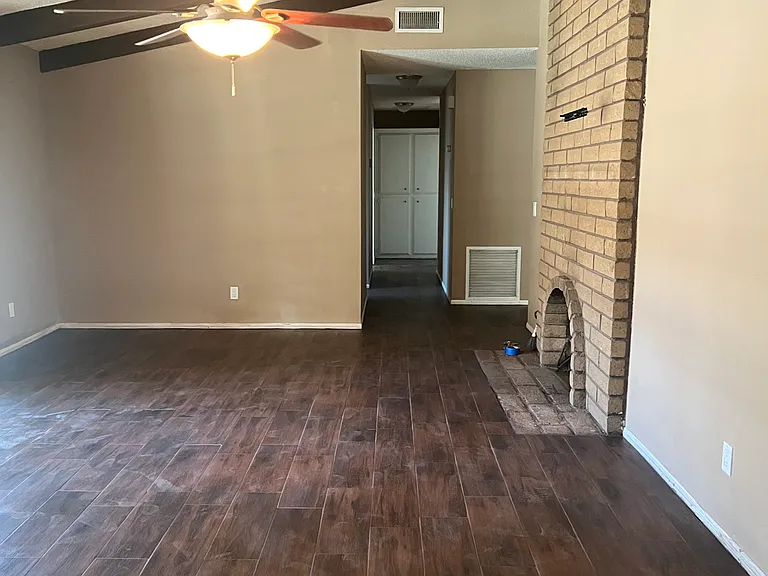 Two faced chimney.