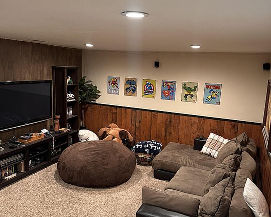 basement family/TV room