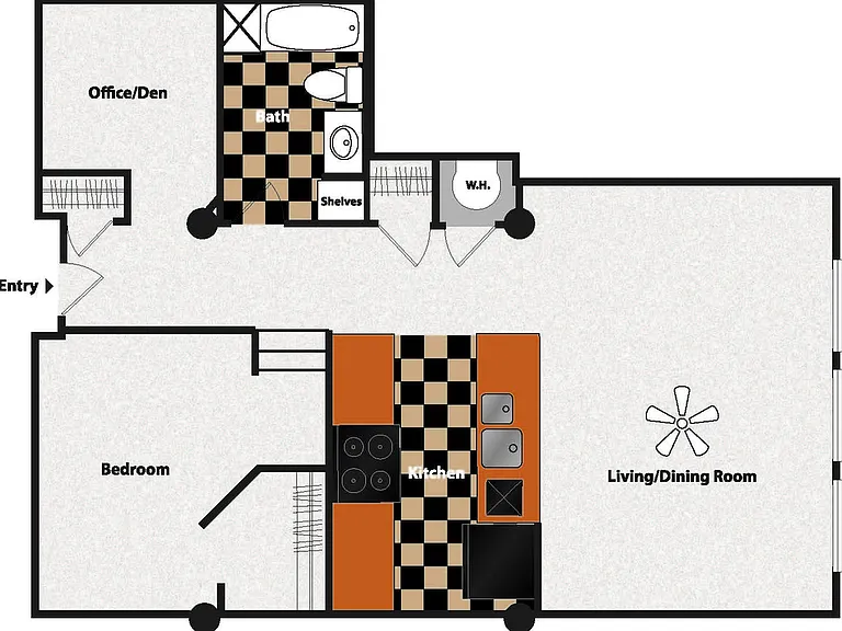 East 8 Lofts floorplan