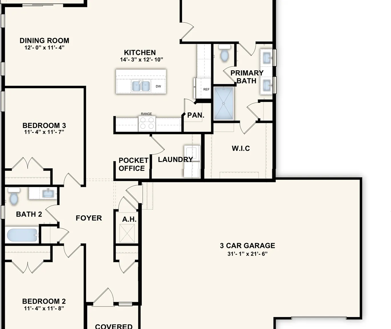 3 bed, 2.0 bath, 1762 sqft, $2,820 — Photo 2