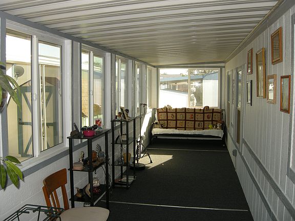 inside enclosed porch