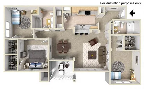 Floor plan C1 Pansie
