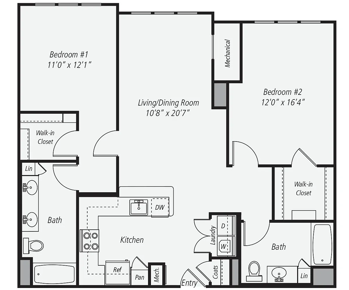 Floor plan B2b-X-1182