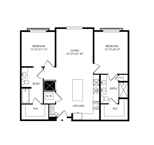 Floor plan 2B2