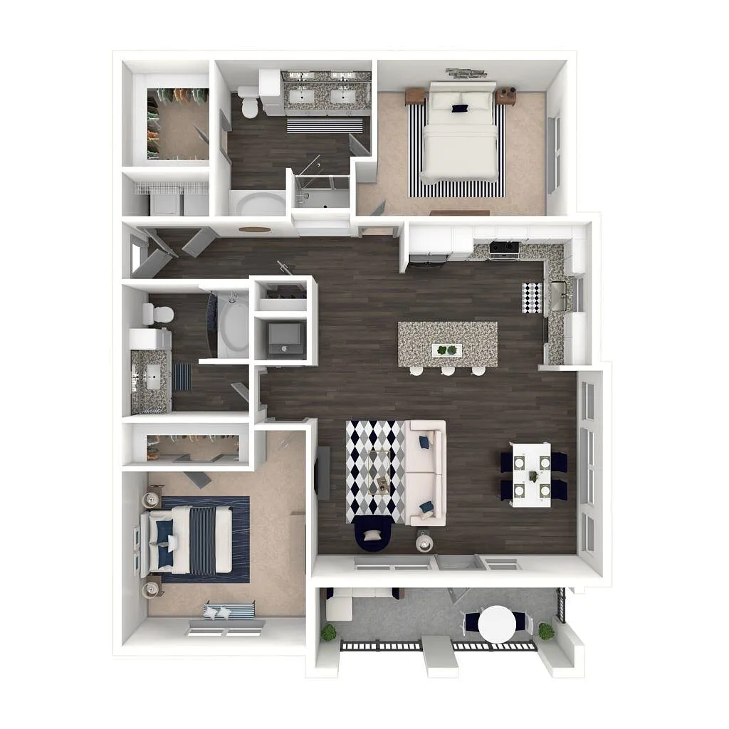 Floor plan B3