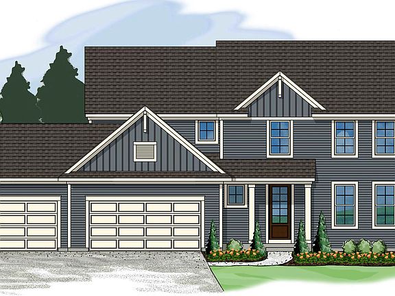Darlington Rendering - colors not an accurate representation of all possible exterior selection colo