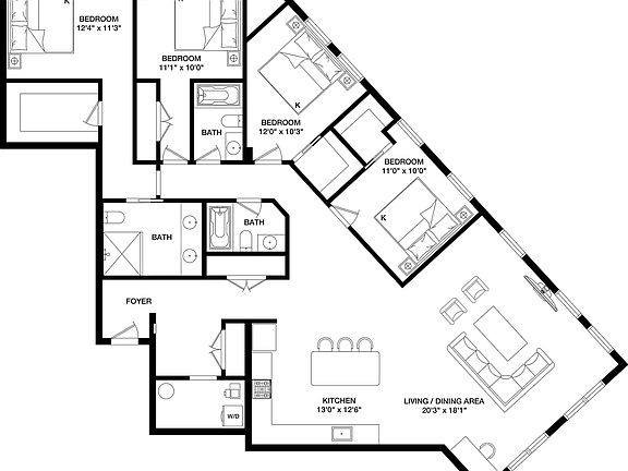 3rd image of 805 N Milwaukee Ave #3S
