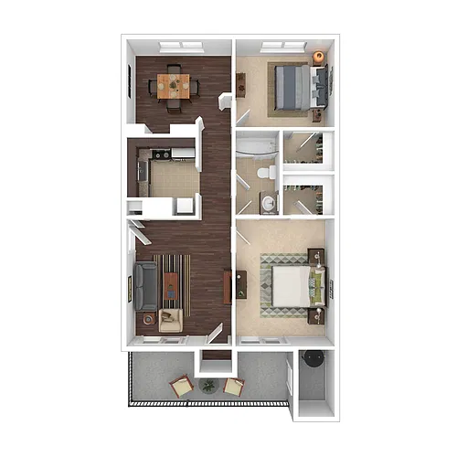 Floor plan 21B