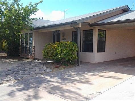 Shady front porch & Stone look approach pavers
