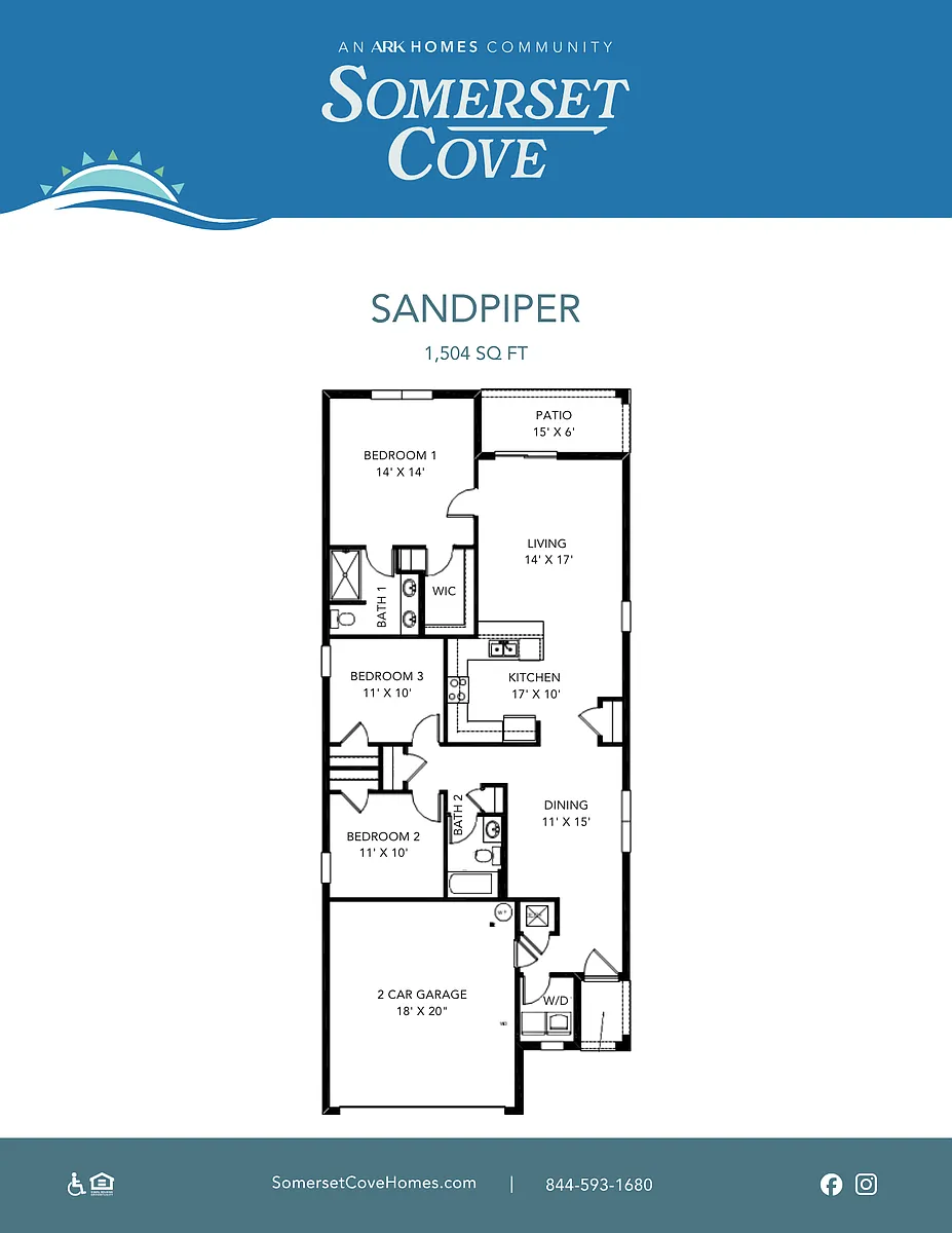Floor plan 3994 Antigua Way