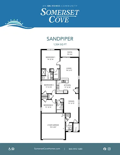 Floor plan 4053 Antigua Way