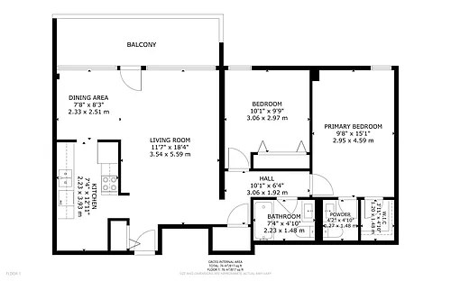 Floor plan 2 Bedroom