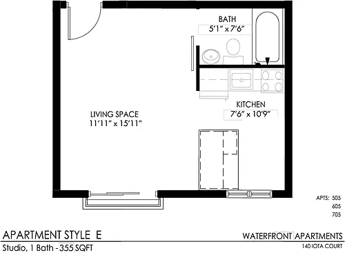 Floor plan E