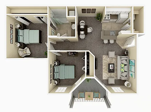 Floor plan VOC - 2X1