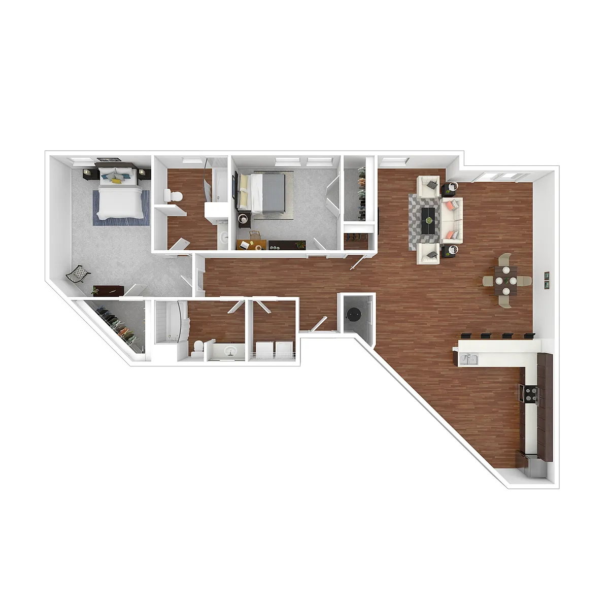Floor plan B1 Ralston