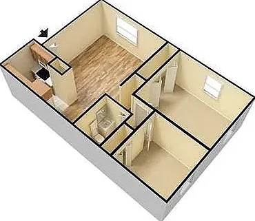 2 bedroom layout