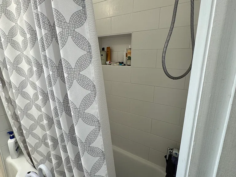 View of new tub surround