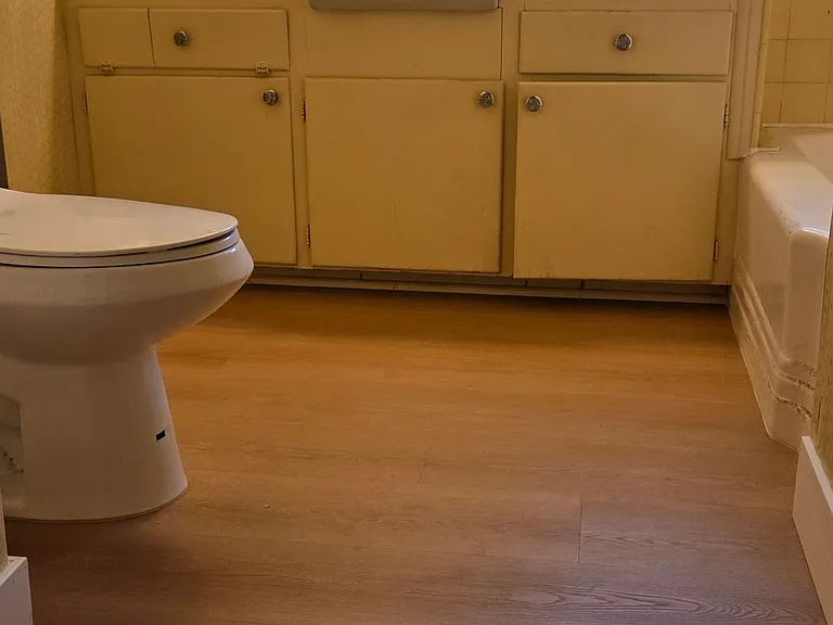 Hallway bathroom
