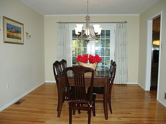 Dining Droom has French Doors