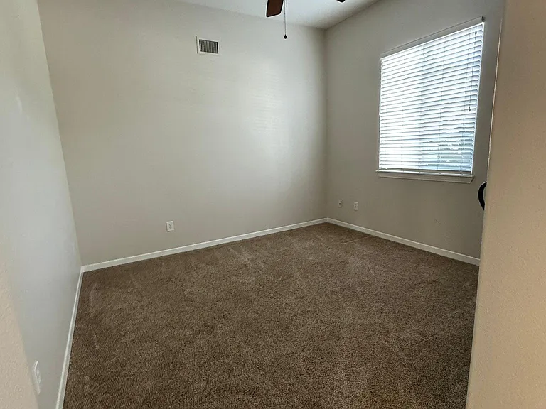 study/exercise room with barn door