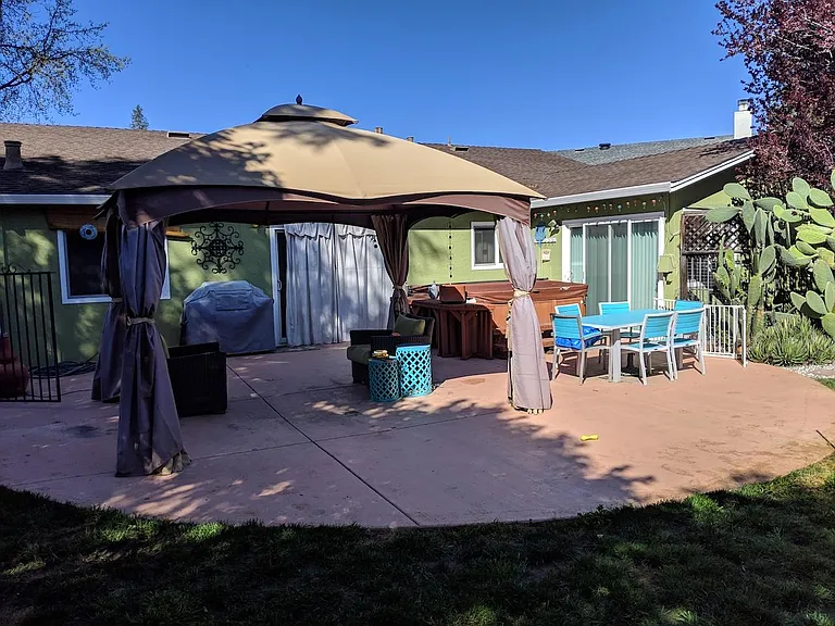 Main back patio