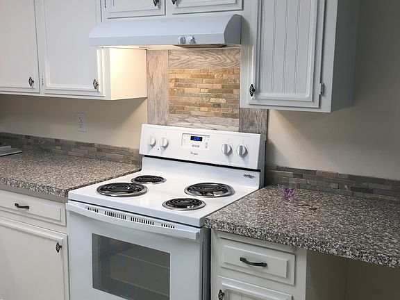 New stone tile backsplash