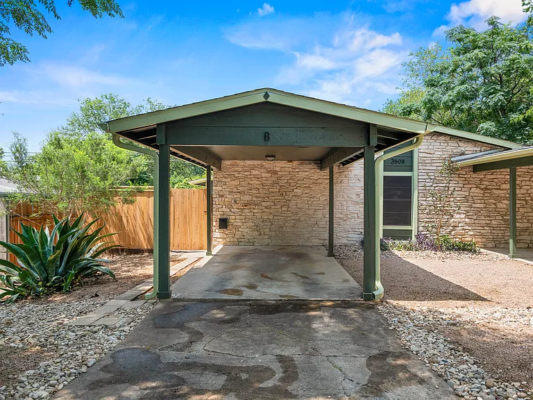 Driveway for 3 vehicles~ All Xeriscaped No watering~