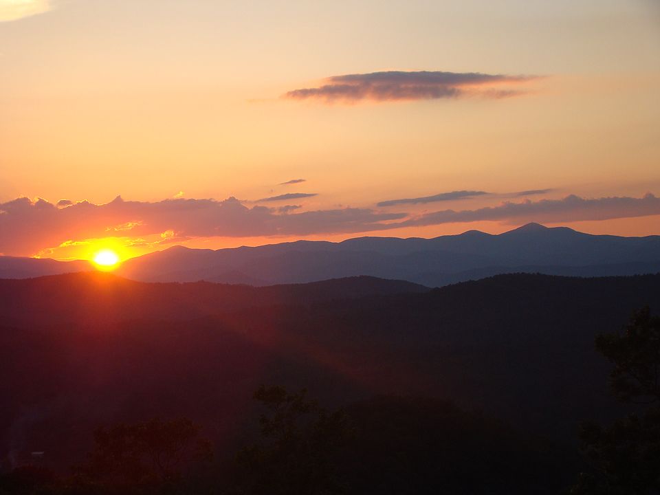 Sunset view Mt Pisgah