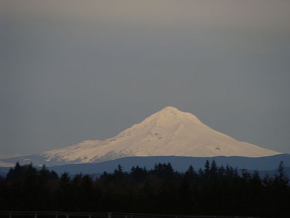 Mt Hood to the southwest