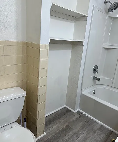 main bathroom is centrally located just off hall