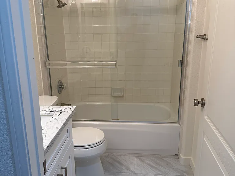 View of Guest bathroom.