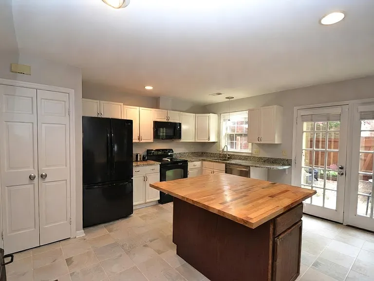 Kitchen and entry to Back Patio