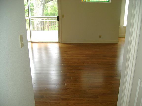 Family room slider doors to rear deck