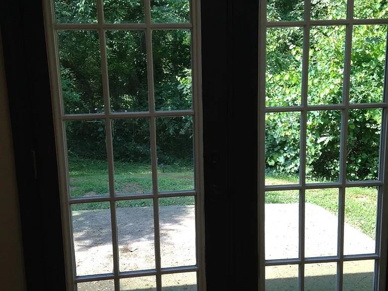 French Doors in Kitchen leading to patio