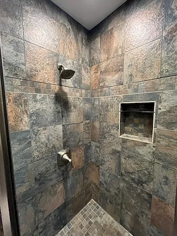 This is a Custom Made Shower - every visit feels like a visit at a health spa.