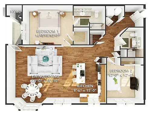 Floor plan Elsa - Camelot West