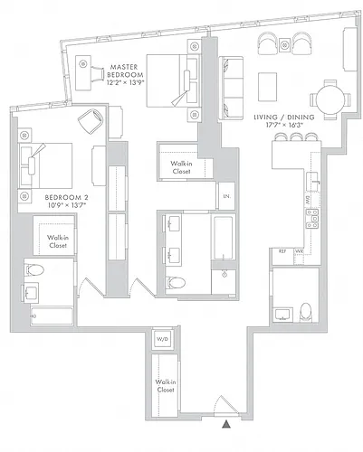 Floor plan Waterline 1: B4