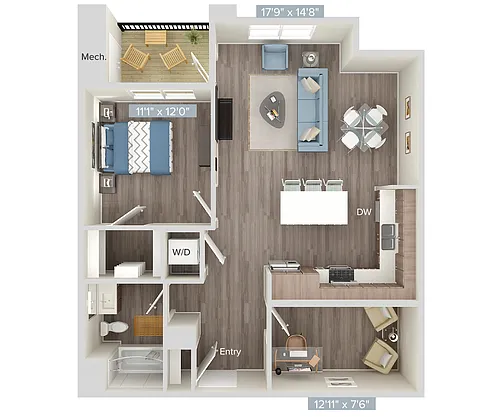 Floor plan A1D-230