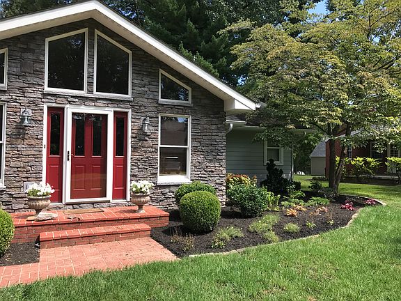 Brand-new landscaping