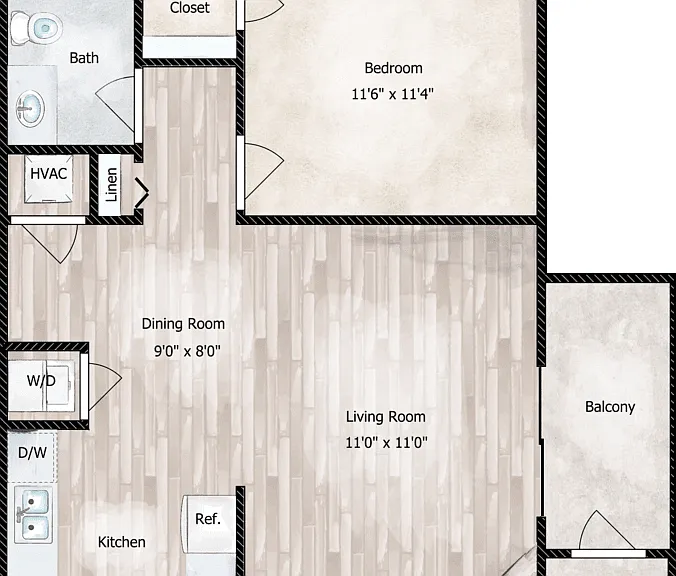 THE RHYTHM Floorplan Diagram