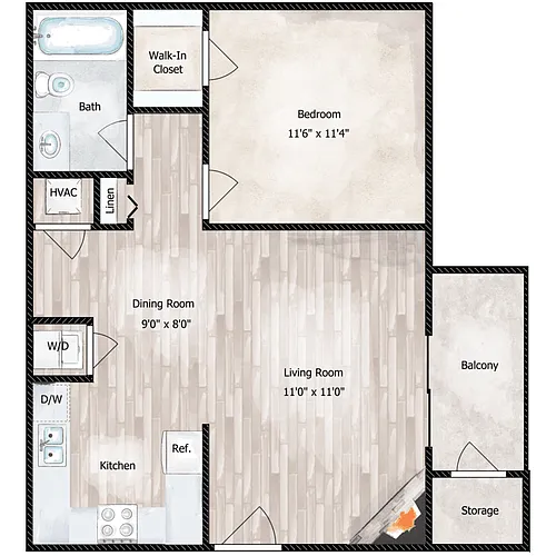 Floor plan THE RHYTHM