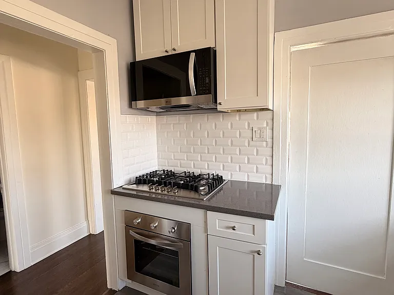 brand new stainless steel stove, oven, and microwave