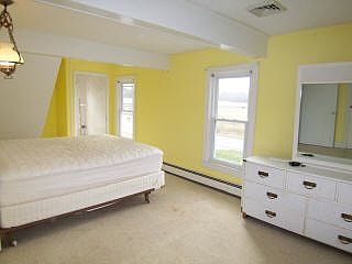 Bedroom #2 - the yellow room. Big enough for king size bed.